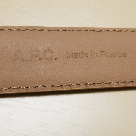 APC Belt Leather Tan - Picture 5 of 8